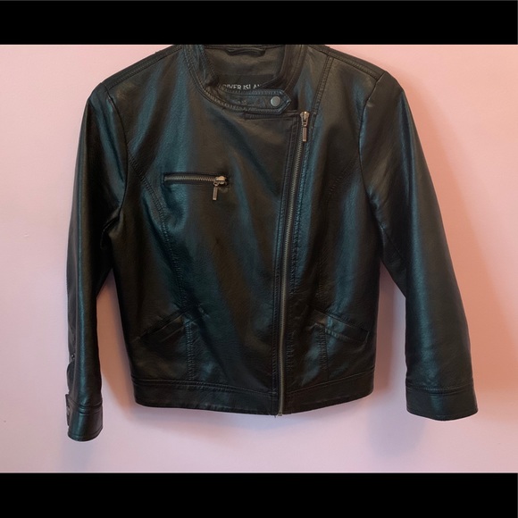 River Island Jackets & Blazers - River Island Black Leather Jacket